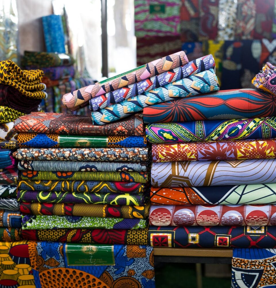 Close-up Photo of African Fabrics